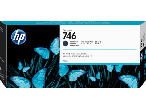 HP P2V83A (746) Matt Schwarz, Originalpatrone - DesignJ