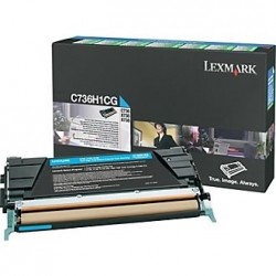 Lexmark C736H1CG Cyanfarbener Originaltoner - C736 / X736