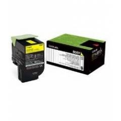Lexmark 80C8XY0 (808XY) Yellow Original Toner Cartridge - CX510