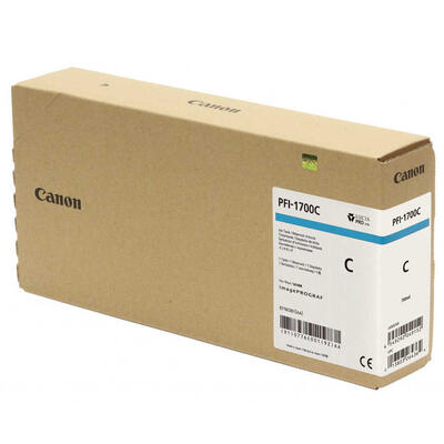 Canon PFI-1700C (0776C001) Cyan Original Cartridge - PRO-2000 / PRO-4000