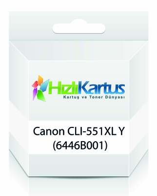 Canon CLI-551XL Y (6446B001) Yellow Compatible Cartridge High Capacity - MG5450 / MG6350