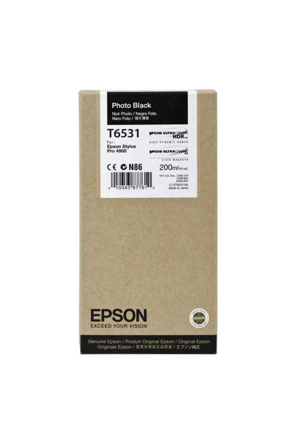 Epson C13T653100 (T6531) Original Foto Schwarz Tintenpatrone.