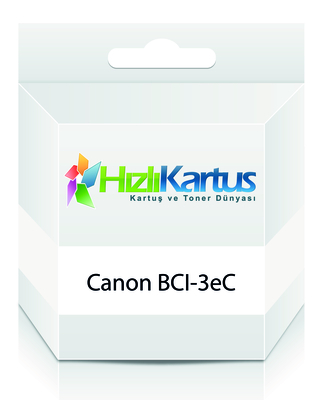 Canon BCI-3eC (4480A002)  Mavi Muadil Kartuş