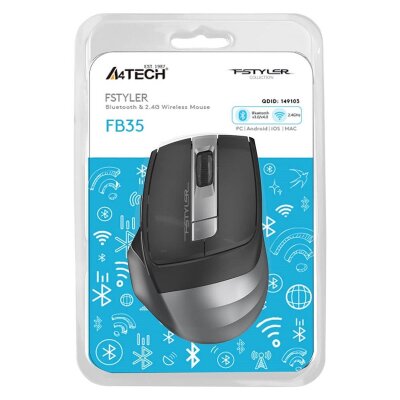 A4tech FB35 Fstyler Bluetooth+2 4 GHz Nano Optisch 20