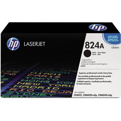 HP CB384A (824A) Black Original Drum Unit - Laserjet CP6015 (C)