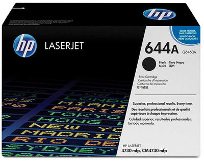 HP Q6460A (644A) Black Original Toner Cartridge - CM4730 (B)