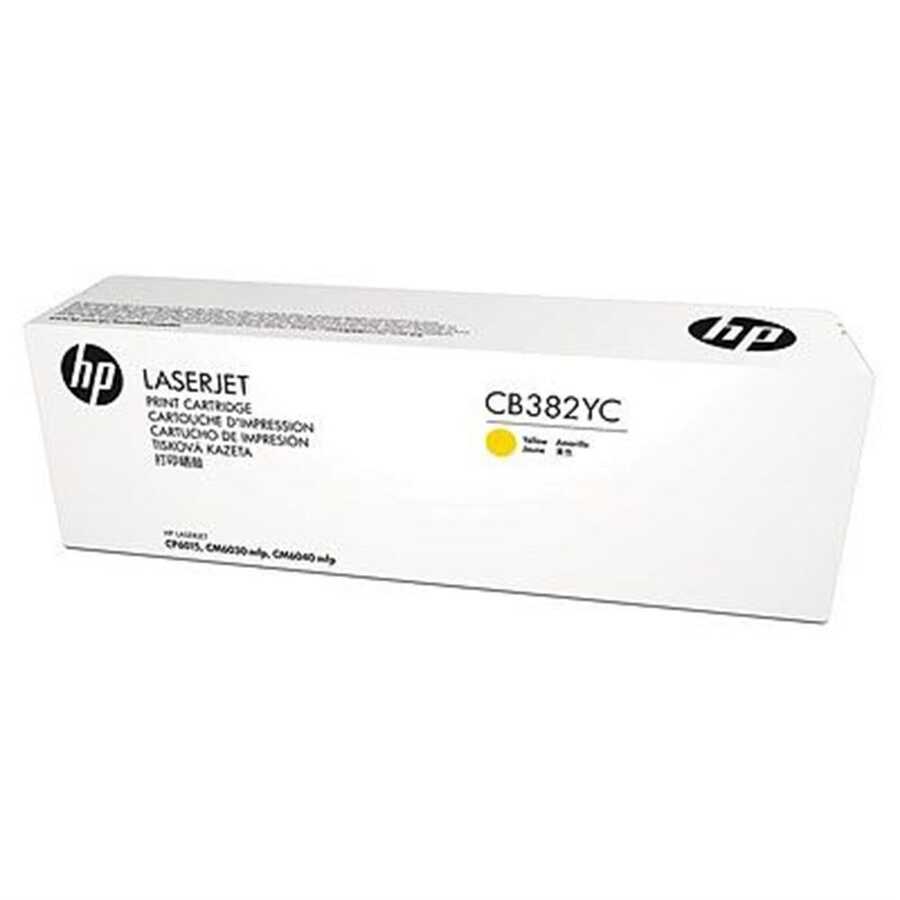 HP CB382YC (824A) Yellow Original Toner - Laserjet CP6015 (Damaged Box)