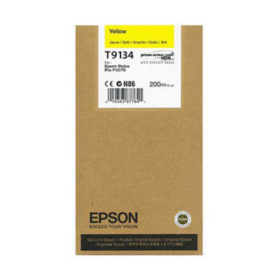 Epson C13T913400 (T9134) Sarı Orjinal Kartuş - SC-