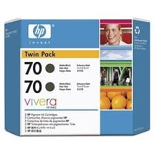 HP CB339A (70) Matte Black Original Kartusche 2-pack - Designjet Z2100
