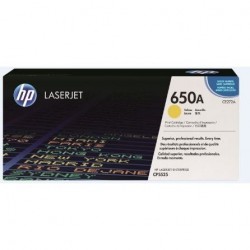 HP CE272A (650A) Yellow Original Toner Cartridge - CP5525dn (B)