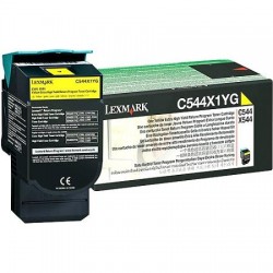 Lexmark C544X1YG Yellow Original Toner Cartridge - C540 / C544 (C)