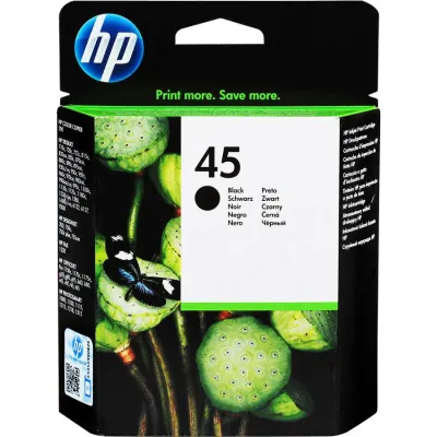 HP 51645AE (45) Siyah Orjinal Kartuş - Deskjet 710