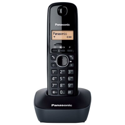 Panasonic KX-TG1611 Siyah-Gri Dect Telefon