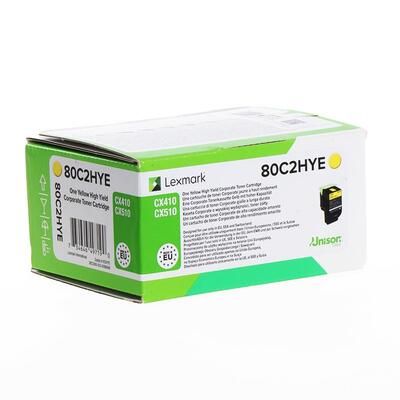 Lexmark 80C2HYE Yellow Original Toner - CX410 / CX510