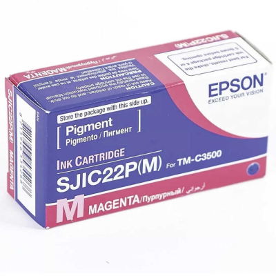 Epson SJIC22(M) (C33S020603) Kırmızı Orjinal Kartu