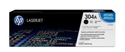 HP CC530A (304A) Black Original Toner Cartridge - LaserJet CP2025n (B)