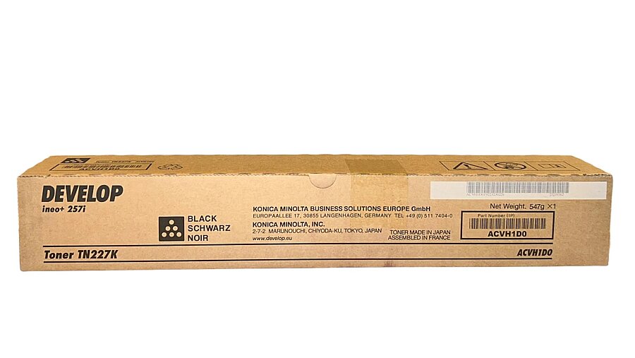 Develop TN-227 (ACVH1D0) Black Original Toner - İneo +257i