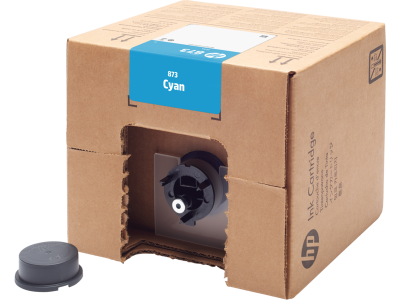 HP 4UV39A (873Y) Cyan Original Latex Cartridge - Latex 800 (Ex)
