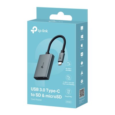 Tp-Link UA430C USB 3.0 Type-C SD/microSD Kart Okuy