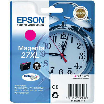 Epson C13T27134020 (27XL) Magenta Original Ink - WF-3620