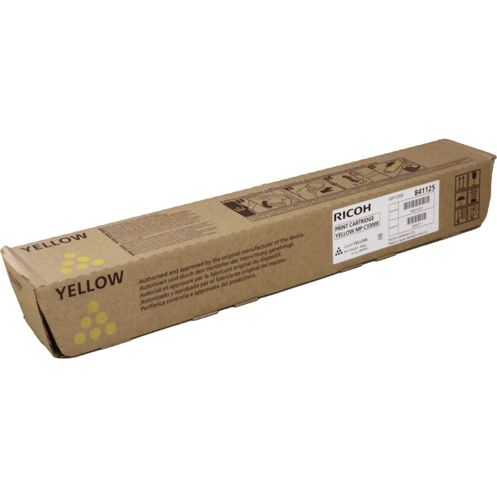 Ricoh 841125 Yellow Original Toner - MP-C2800 /  C3001