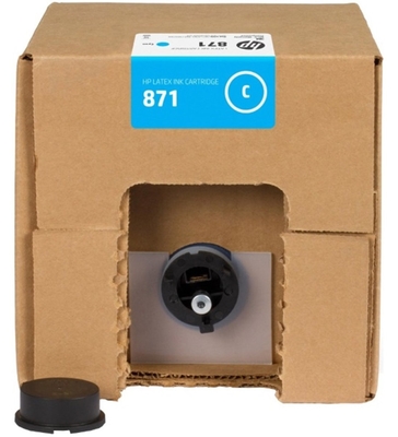 HP G0Y79C (871) Blue Original Latex Cartridge - Latex 370 (Ex)