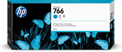 HP P2V89A (766) Cyan Original Cartridge - XL3600 (Ex)