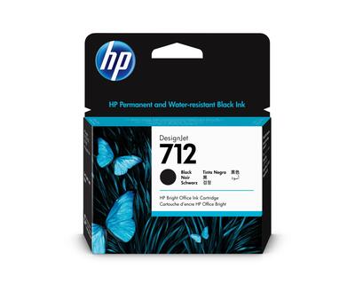 HP 3ED71A (712) Siyah Orjinal Kartuş Yüksek Kapasi