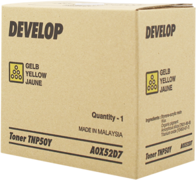 Develop TNP-50Y Sarı Orjinal Toner - Ineo +3100