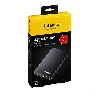 Intenso 1TB 2.5" USB 3.0 Taşınabilir Disk Siyah (6