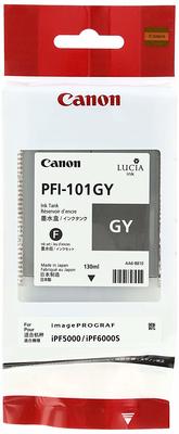 Canon PFI-101GY (0892B001AA) Grey Original Cartridge - IPF6000s / IPF5000 (Ex)