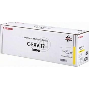 Canon C-EXV17 (0259B002) Yellow Original Toner - IR-C4080 / IR-C4580