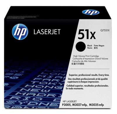 HP Q7551X (51X) Siyah Orjinal Toner - LaserJet 300