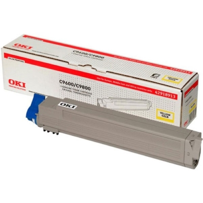 OKI 42918961 Gelber Original-Toner - C9600 / C9800 (U