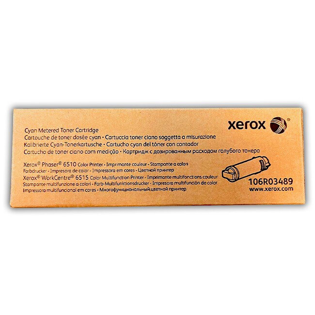 Xerox 106R03489 Cyan Original High Capacity Toner - Phaser 6510DN