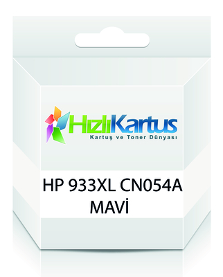 HP CN054A (933XL) Mavi Muadil Kartuş - OfficeJet 6